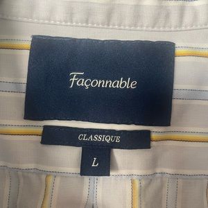 Faconnable mens classic shirt